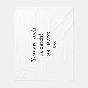 You are such a catch boyfriend valentine sports na fleece blanket