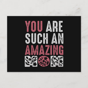 You are such an Amazing Mum Postcard