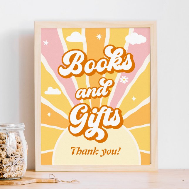 You are Sunshine Baby Shower Books and Gifts Poster (Creator Uploaded)
