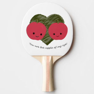 You are the Apple of my Eye Ping Pong Paddle