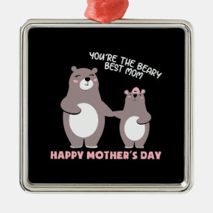 You Are The Beary Best Mum Metal Tree Decoration