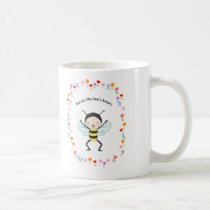 You are the bee's knees Cute Funny Honey Bee Mug