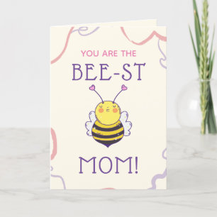 You Are The Best Mom Funny Pun Mother's Day Cute Holiday Card