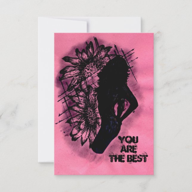 You are the best thank you card (Front)