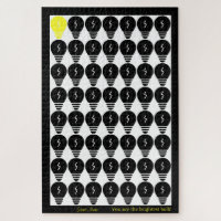 You Are the Brightest Bulb Customisable: Black 003