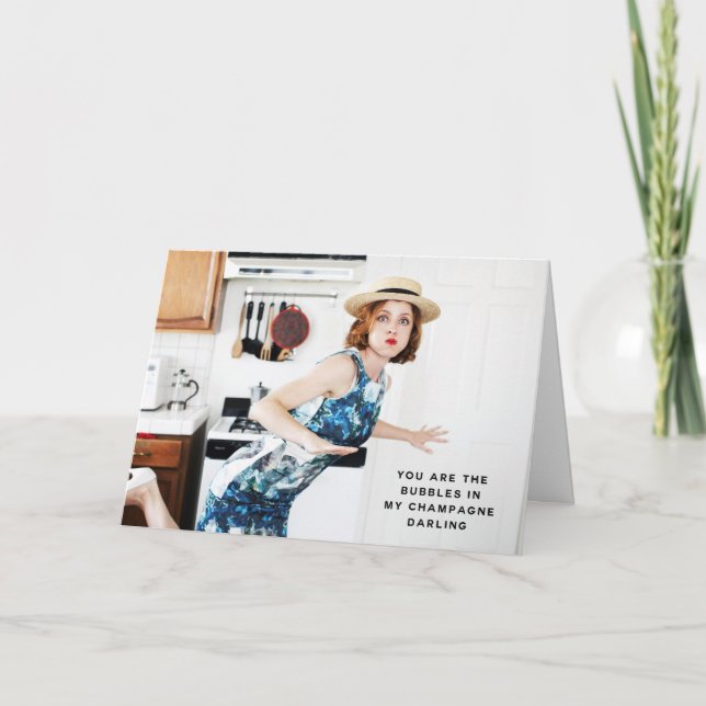 "You are The Bubbles In My Champagne" Thank you (Front)