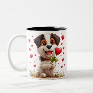 You Are The Butter To My Bread Two-Tone Coffee Mug