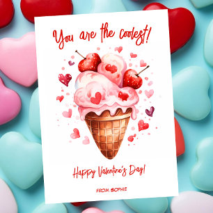 You are the coolest funny Valentine's Day Holiday Card
