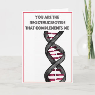 You are the deoxynucleotide that complements me holiday card