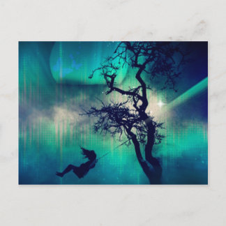 You Are the Light Turquoise Postcard