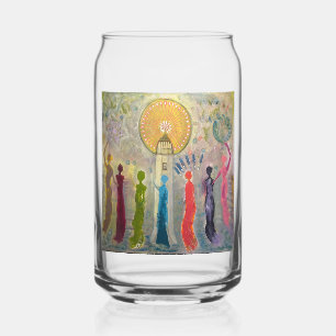 YOU ARE THE LIGHTHOUSE DRINKWARE  CAN GLASS