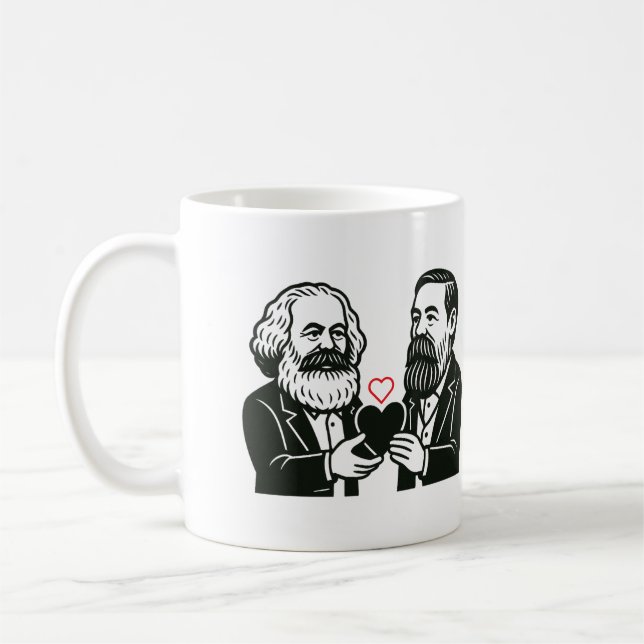 You are the Marx to my Engels Valentine Card Coffee Mug (Left)