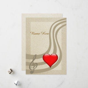 You are the music to my heart, Personalize Holiday