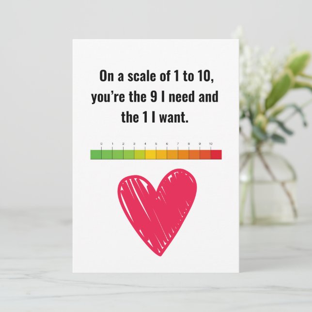 You are the one I want Holiday Card (Standing Front)