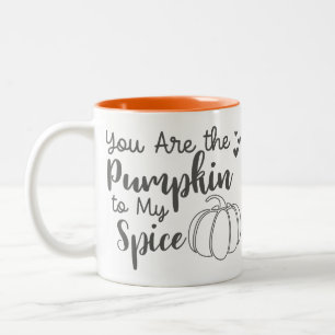 You Are The Pumpkin Spice Two-Tone Coffee Mug
