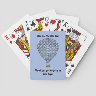 You Are the Real Deal Employee Appreciation Sales Playing Cards