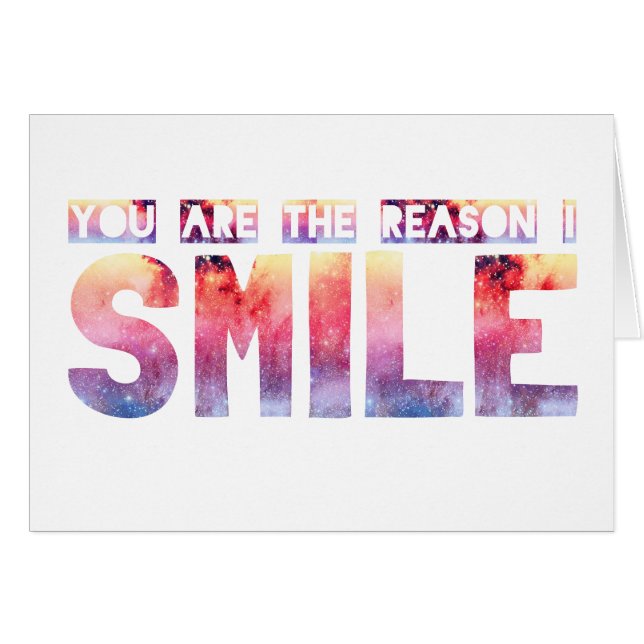 You Are The Reason I Smile (Front Horizontal)