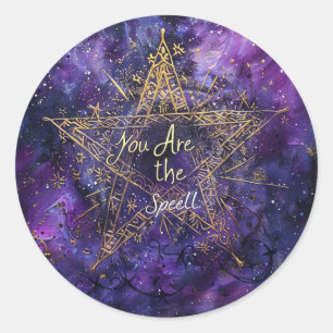 You Are the Spell — Mystic Oil Sigil Classic Round Sticker