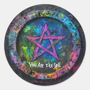 You Are the Spell · Mystic Sigil Circle Design Classic Round Sticker