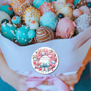 You are the sweetest classic round sticker