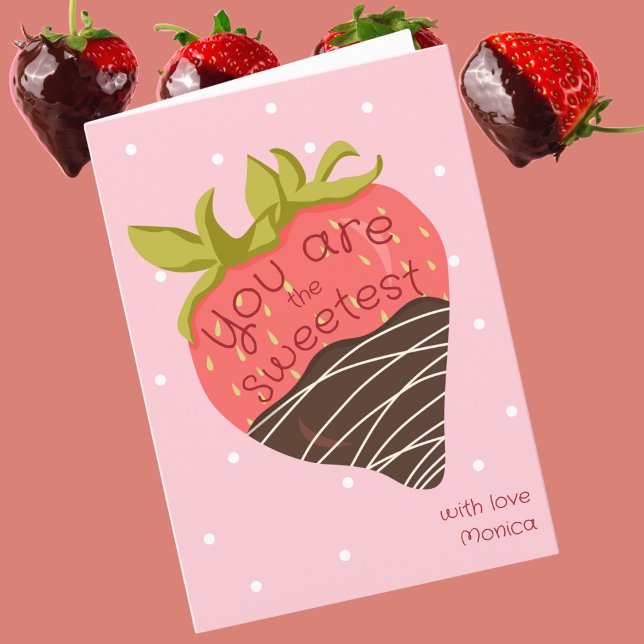 You Are The Sweetest Classroom Valentine's Day Holiday Card (Creator Uploaded)