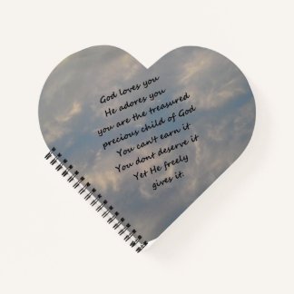You Are the Treasured Child of God Notebook