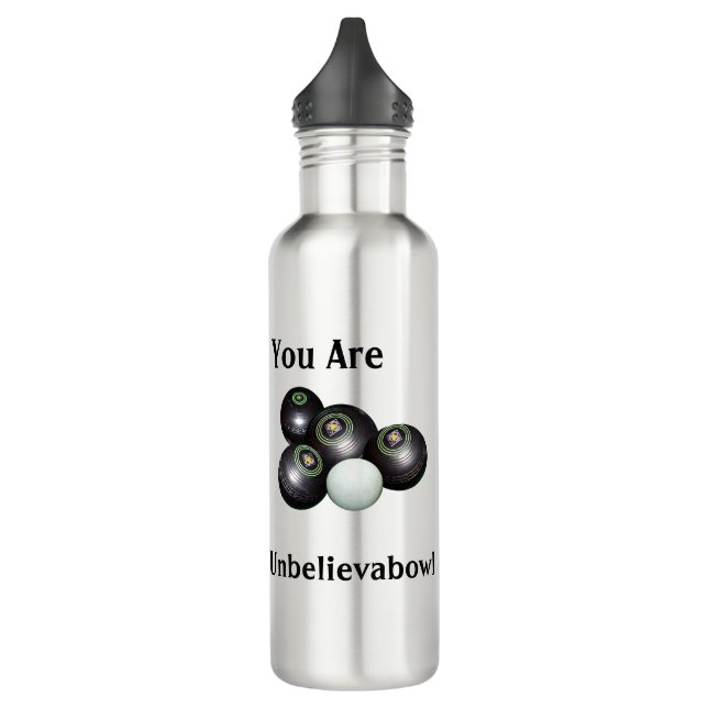 You Are Unbelivabowl  Lawn Bowls,   Water Bottle (Left)