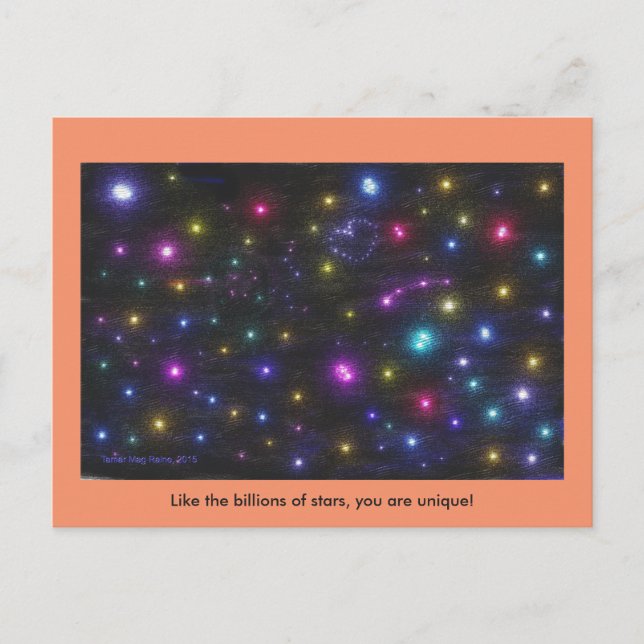 You Are Unique postcard (Front)