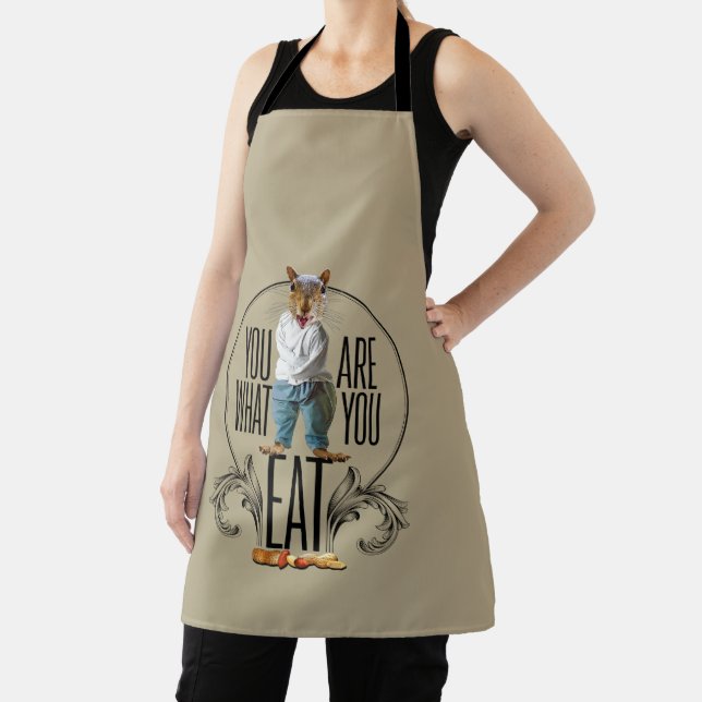 You Are What You Eat - Funny Squirrel Nuts Apron (Insitu)