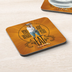 You Are What You Eat - Funny Squirrel Nuts Coaster