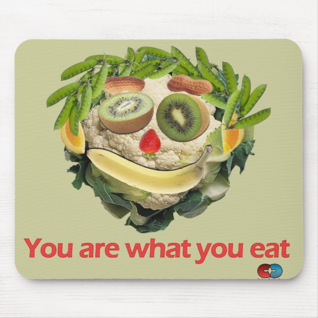 You Are What You Eat Mouse Mat (Front)
