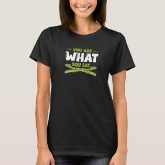 You Are What You Eat Vegetable Vegan  Asparagus T-Shirt