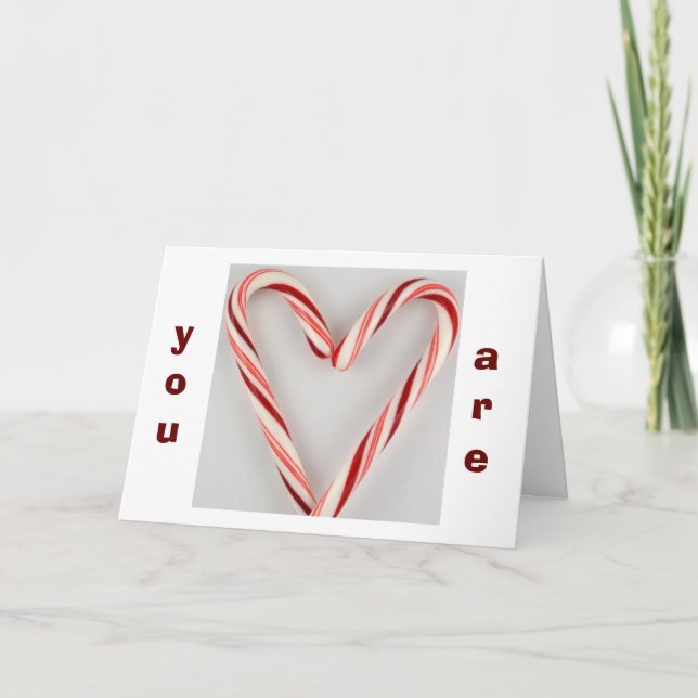 "YOU" ARE WHY "MY CHRISTMAS" IS "MERRY" HOLIDAY CARD (Front)