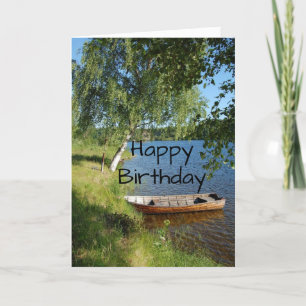 YOU ARE WISHED "A DAY AT THE LAKE" FOR BIRTHDAY CARD