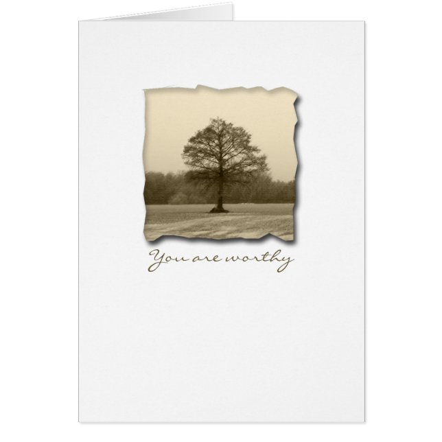 You are worthy (Front)