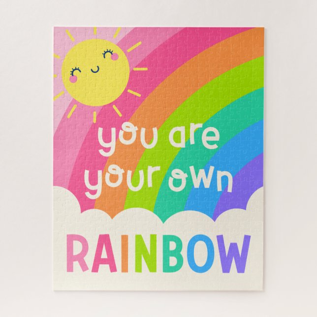 You Are Your Own Rainbow Jigsaw Puzzle (Vertical)