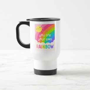 You Are Your Own Rainbow Travel Mug