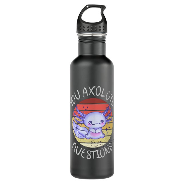 You axolotl questions 710 ml water bottle (Front)