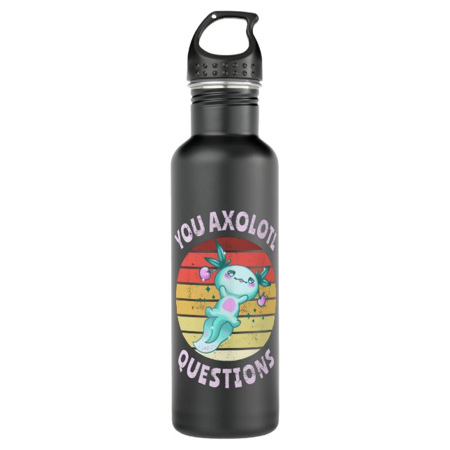 You axolotl questions 710 ml water bottle (Front)