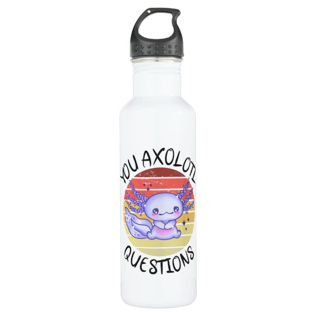 You axolotl questions 710 ml water bottle (Front)