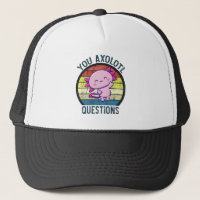 You Axolotl Questions Retro 90s Vintage Sunset