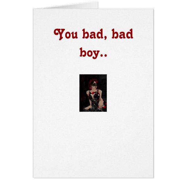 You bad boy.. (Front)