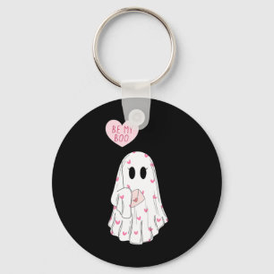 You Be My Boo Funny Spooky Ghost Valentine Day Key Ring