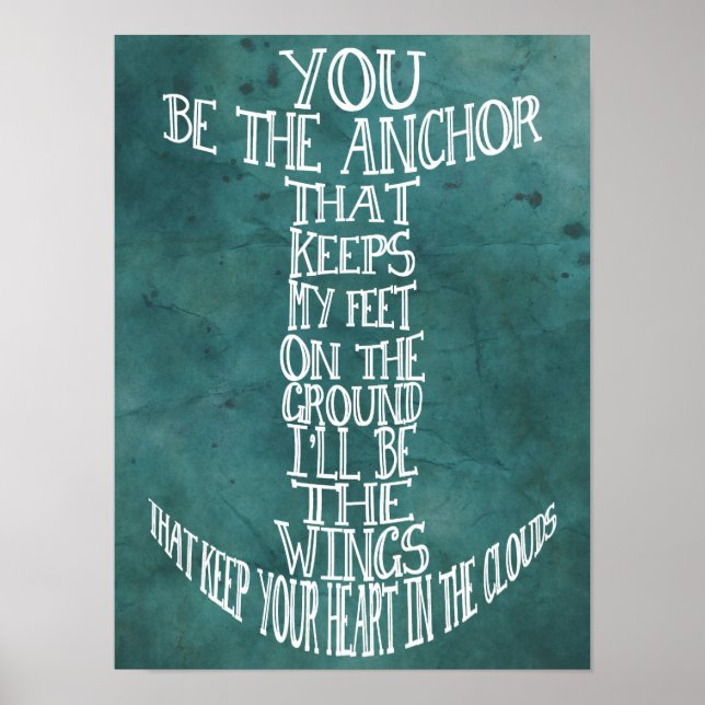 You Be The Anchor Poster (Front)