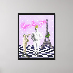 You Be You Empowering Pop Art  Canvas Print