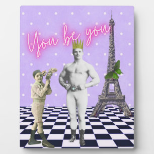 You Be You Empowering Pop Art Plaque