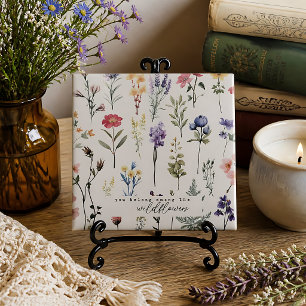You Belong Among the Wildflowers Tile