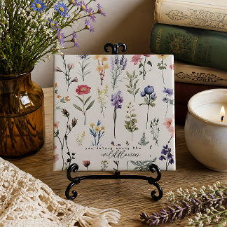 You Belong Among the Wildflowers Tile
