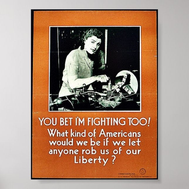 You Bet I'm Fighting Too! Poster (Front)
