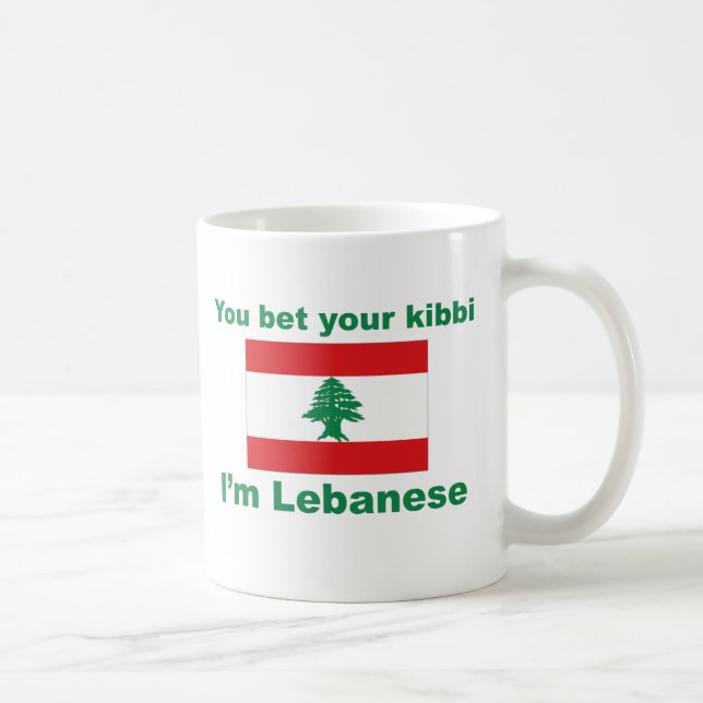 You bet your kibbi I'm Lebanese Coffee Mug (Right)